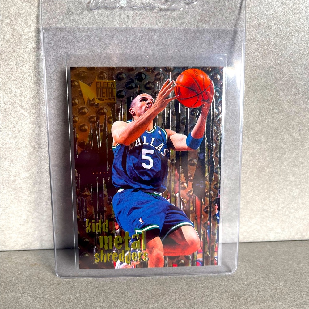 Fleer Metal 1996-97 ~ Jason Kidd ~ Metal Shredders ~ Dallas Mavericks